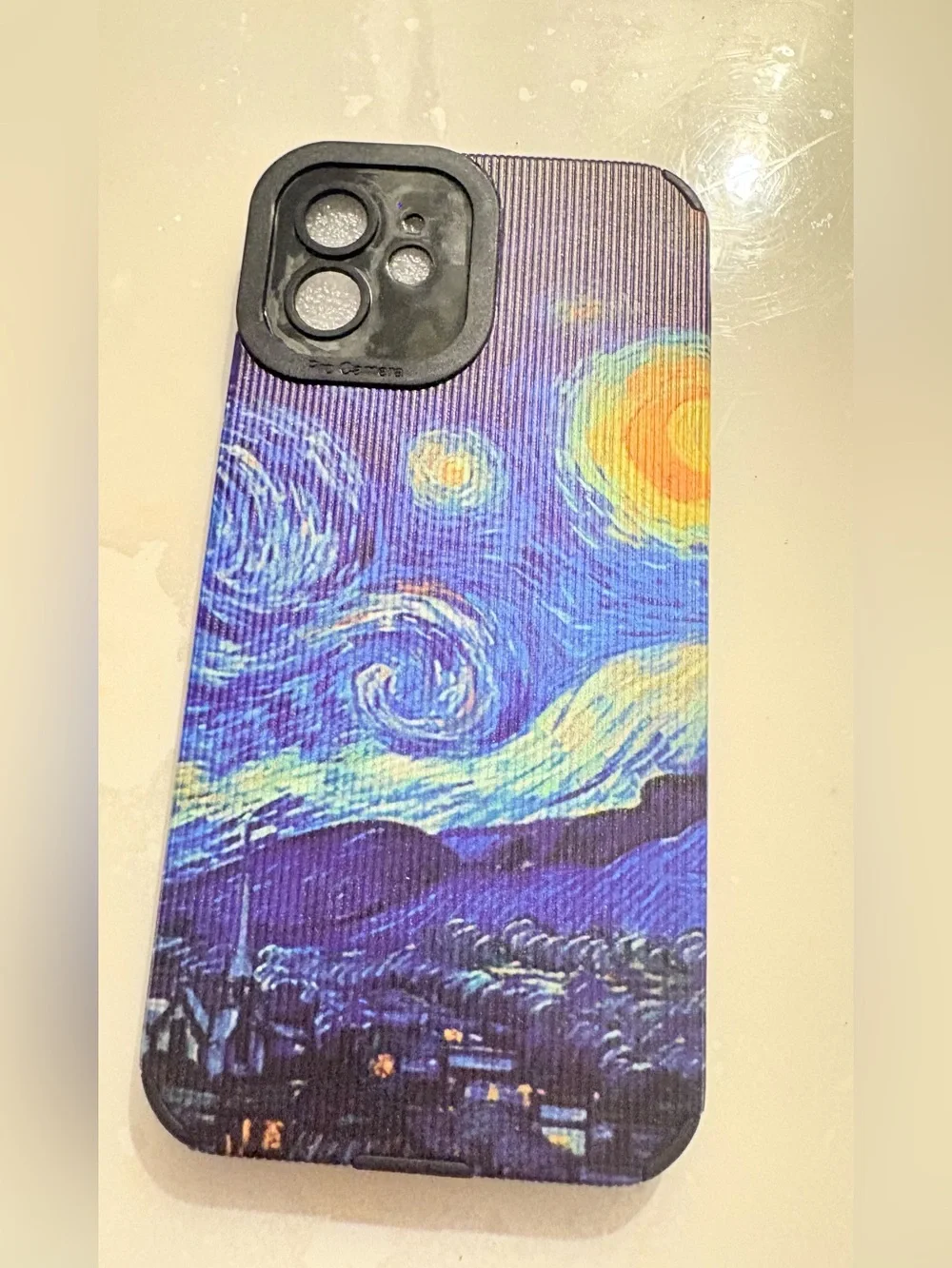 Starry Night Pattern Phone Case - Blue for iPhone 12